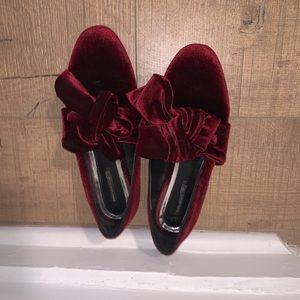 Velvet loafers